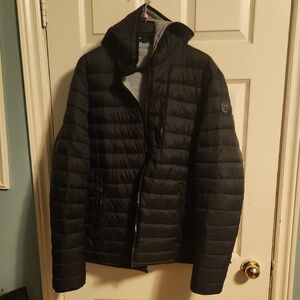 Men's Moose Knuckle Black Puffer Jacket